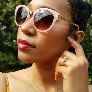 Rounded Sunglasses (Soft Pink)